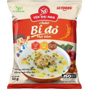 CHÁO BÍ ĐỎ THỊT BẰM 50G