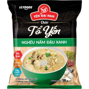 CHÁO NGHÊU NẤM ĐẬU XANH 50G