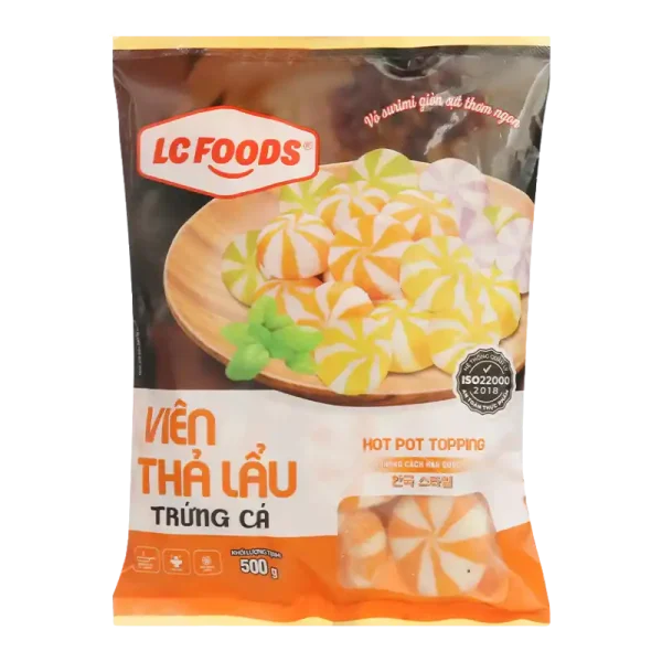 Viên thả lẩu trứng cá 500g