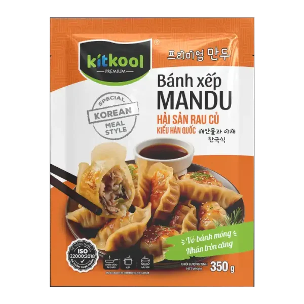 Bánh xếp Mandu hải sản rau củ 350g