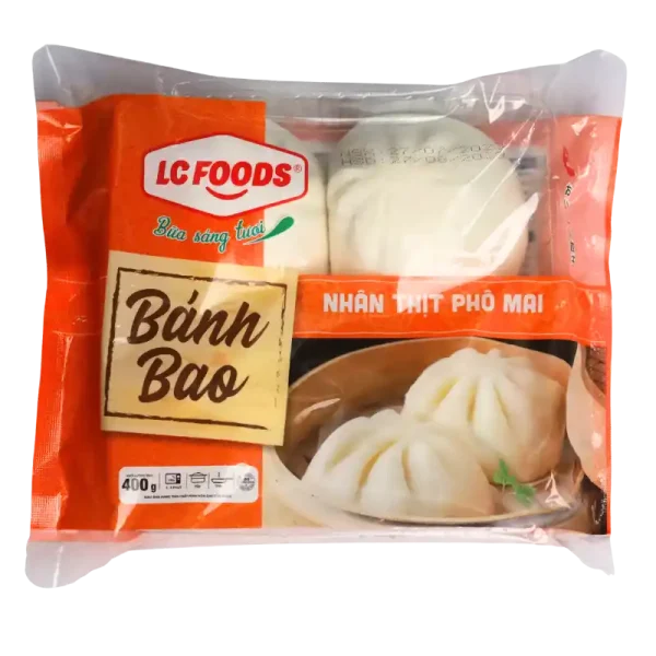 Bánh bao nhân thịt phô mai