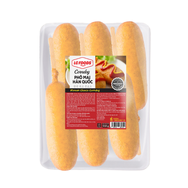 Corndog phô mai Hàn Quốc LC Foods