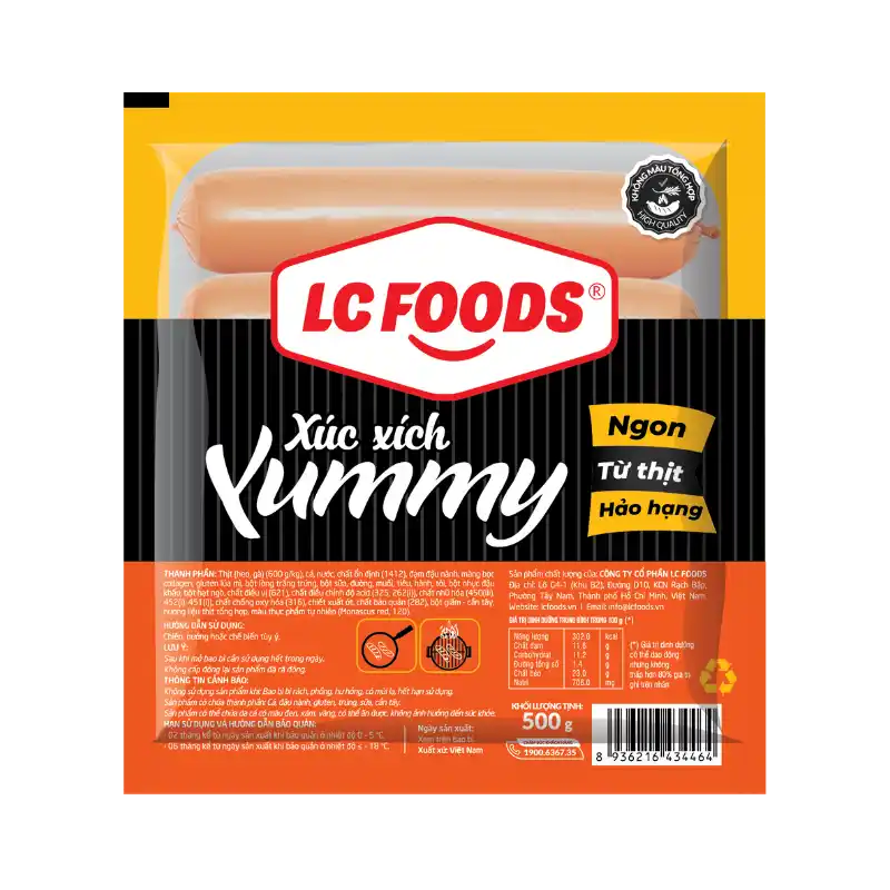Xúc xích Yummy LC Foods 200g