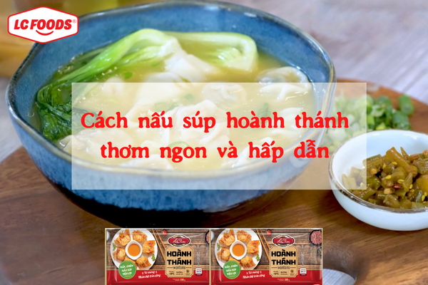 cách nấu súp hoành thánh