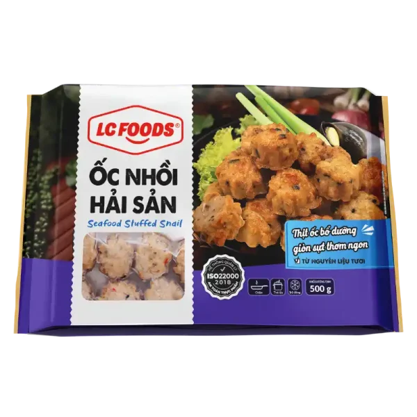 Ốc nhồi hải sản 500g