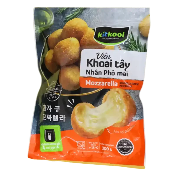 Viên khoai tây nhân phô mai Mozzarella 500g