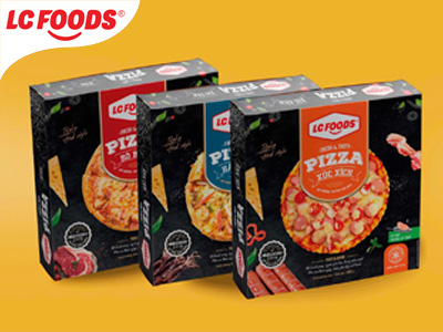 5 phút với Pizza LC Foods – đổi vị mỗi ngày