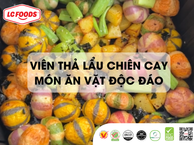 viên thả lẩu chiên