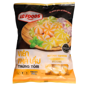 Viên thả lẩu trứng tôm 500g