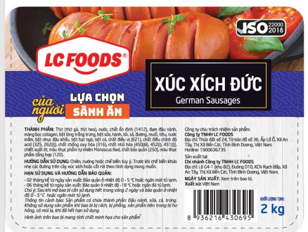 XÚC XÍCH ĐỨC 2KG