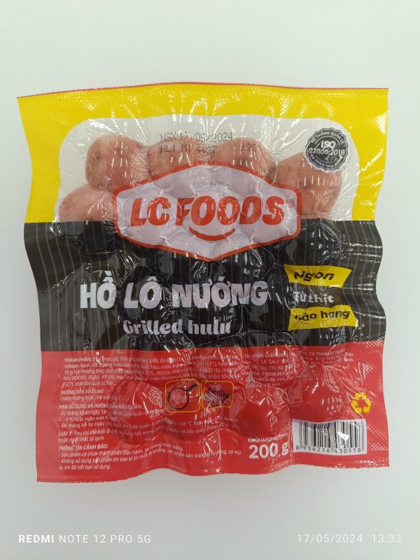 XÚC XÍCH HỒ LÔ NƯỚNG LC 200G (LCF) (P10)