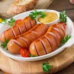xúc xích nướng 2