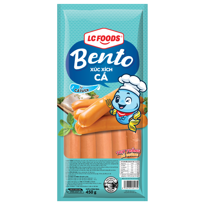 Xúc xích trứng cá Bento