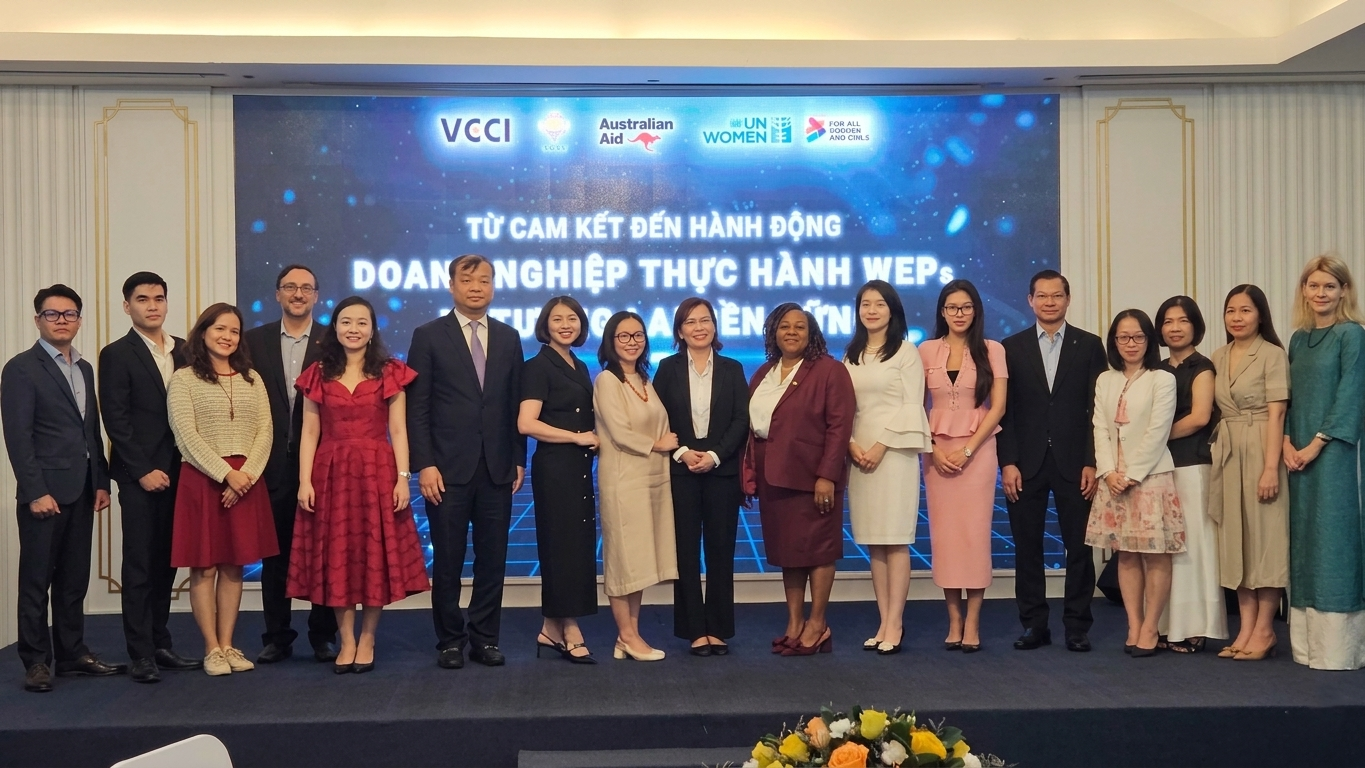 các doanh nghiệp chính thức xác nhận đồng hành cùng 7 Nguyên tắc Trao quyền cho Phụ nữ (WEPs) của Liên Hợp Quốc